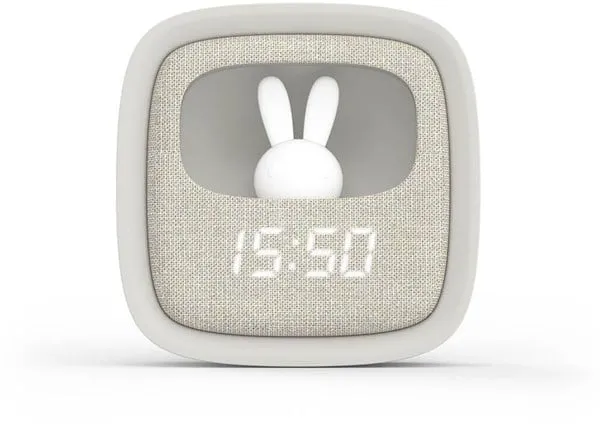 MOB Alarm Clock with Light Billy Clock Grey